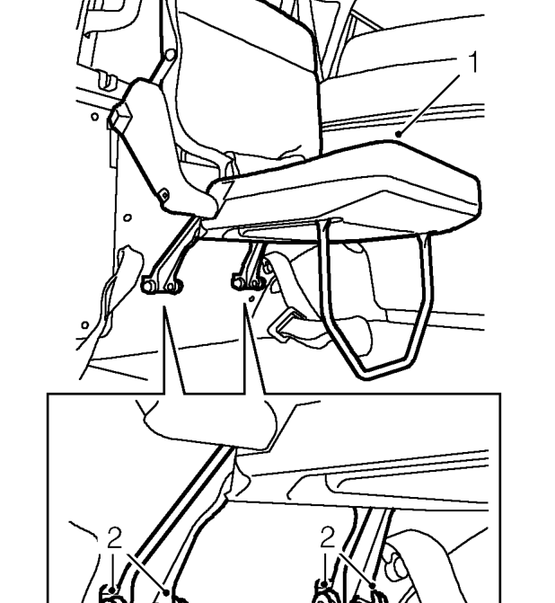 Seat and squab – Service repair no - 76.71.23