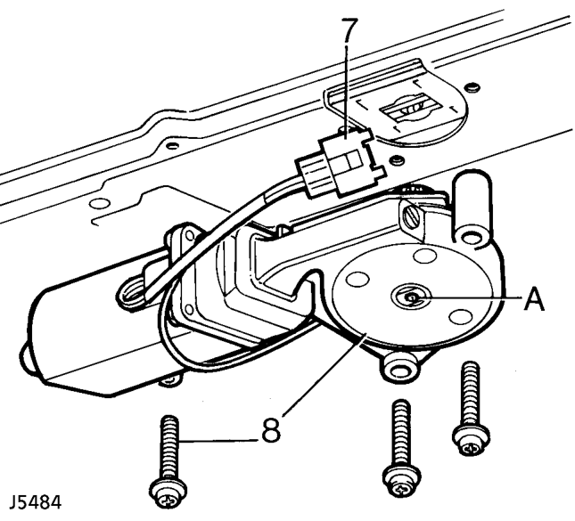 Remove remove – Remove three screws and motor.