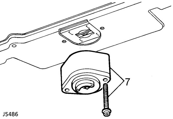 Remove remove – the regulator spindle in the rack - this may result in incorrect operation of the sunroof.