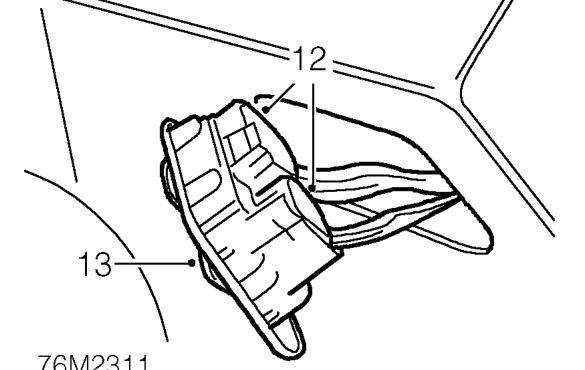 Models fitted with electric front seats – Remove 4 screws securing centre console to
