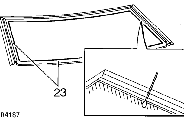 glass, push flange fully onto glass and use a wooden block and mallet to ensure fit.