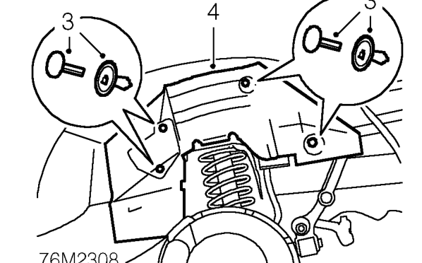Refit refit – Remove front road wheel.