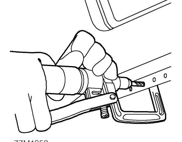 Remove panel – Cut out welds using a cobalt drill.