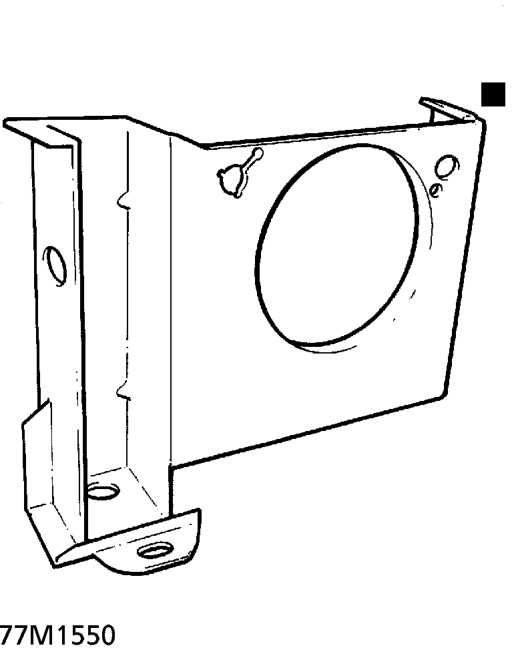 Warning: support on safety stands. – Remove battery at RH inner wing (RH only).