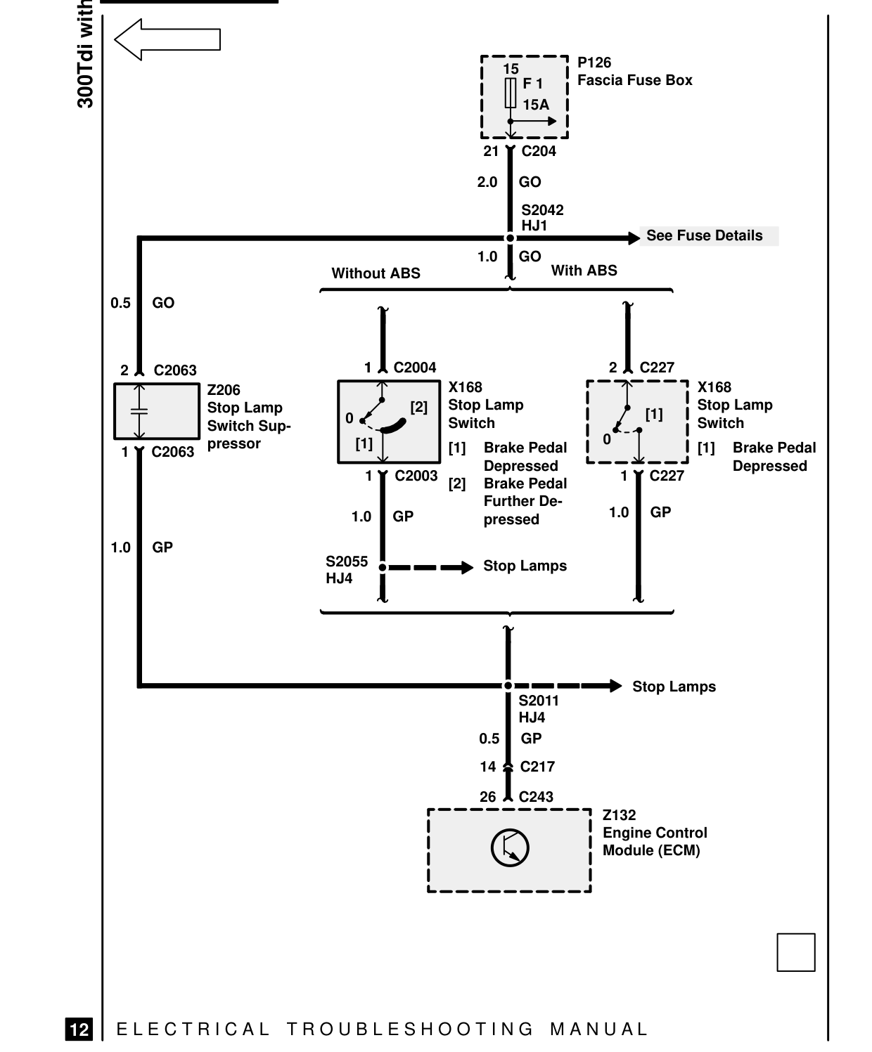 300Tdi – Circuit Diagram
