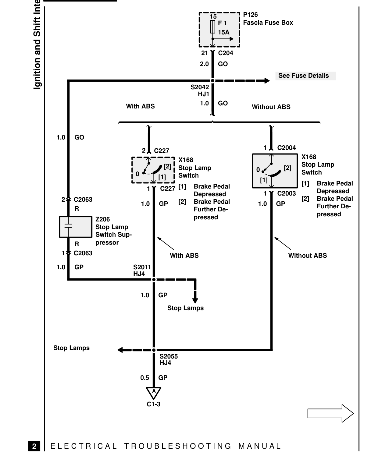 Ignition And Shift Interlock – Circuit Diagram