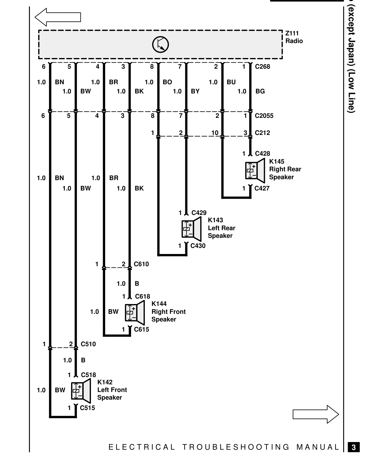 Radio (Except Japan) – Circuit Diagram