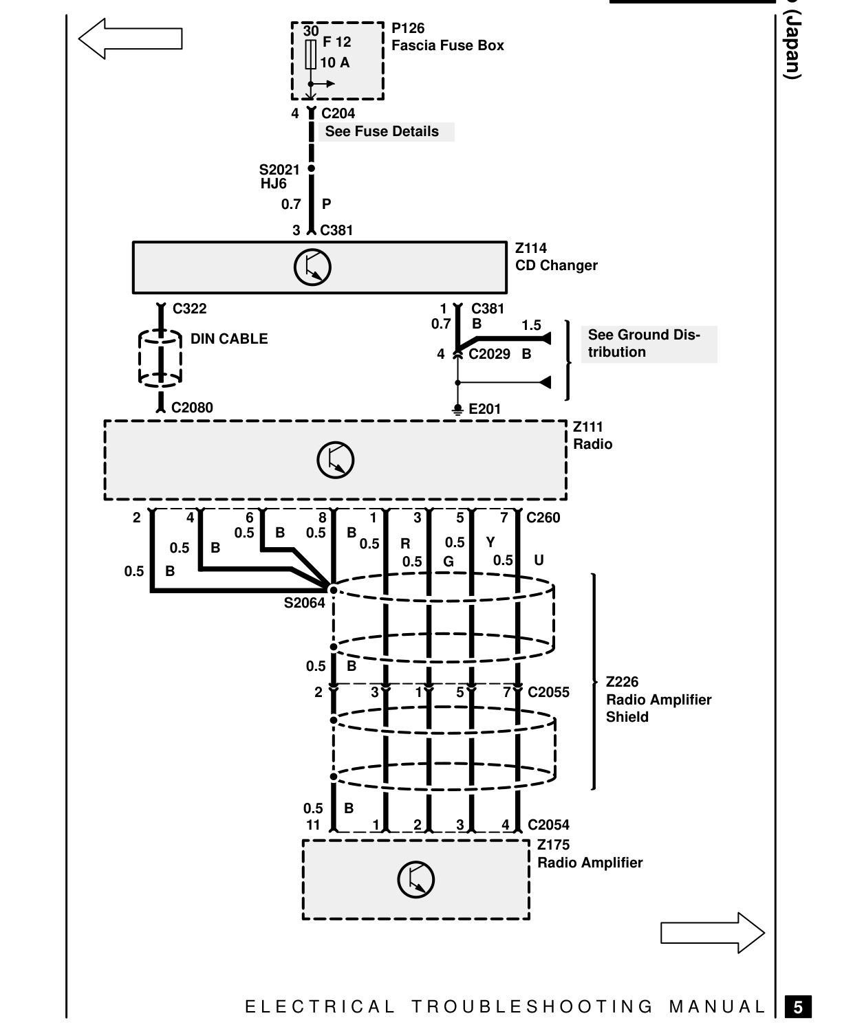 Radio (Japan) – Circuit Diagram