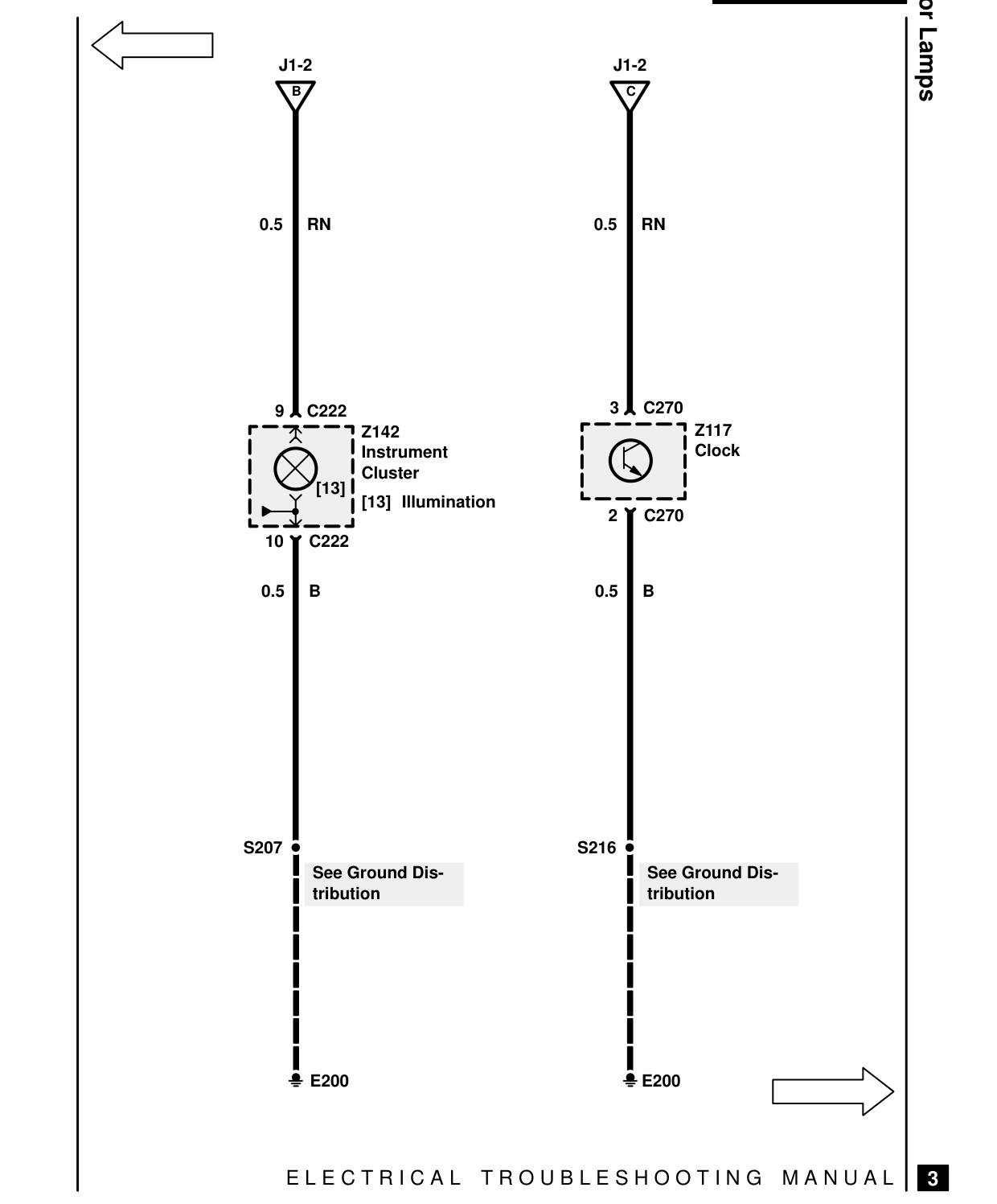 Interior Lamps – Circuit Diagram