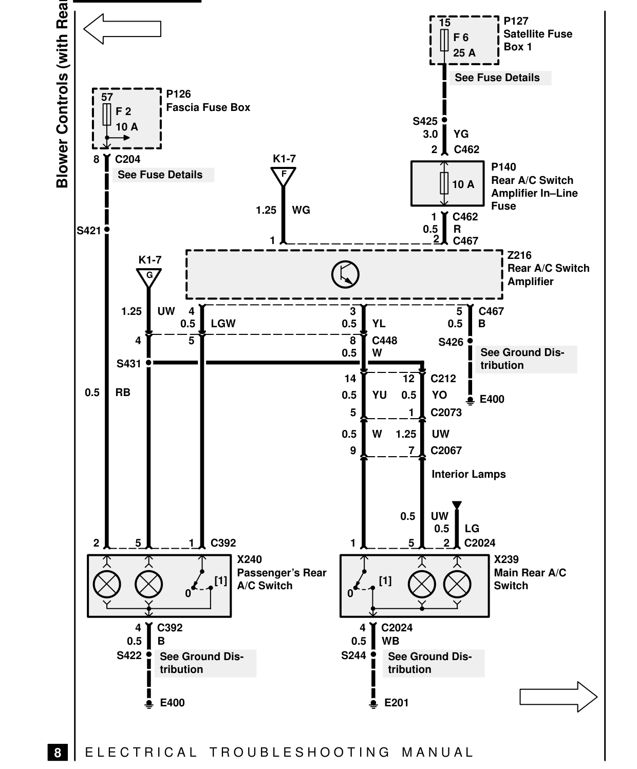 Blower Controls – Circuit Diagram