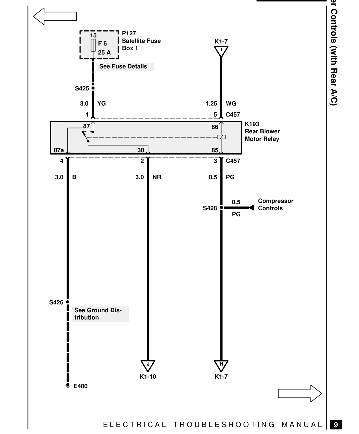 Blower Controls – Circuit Diagram