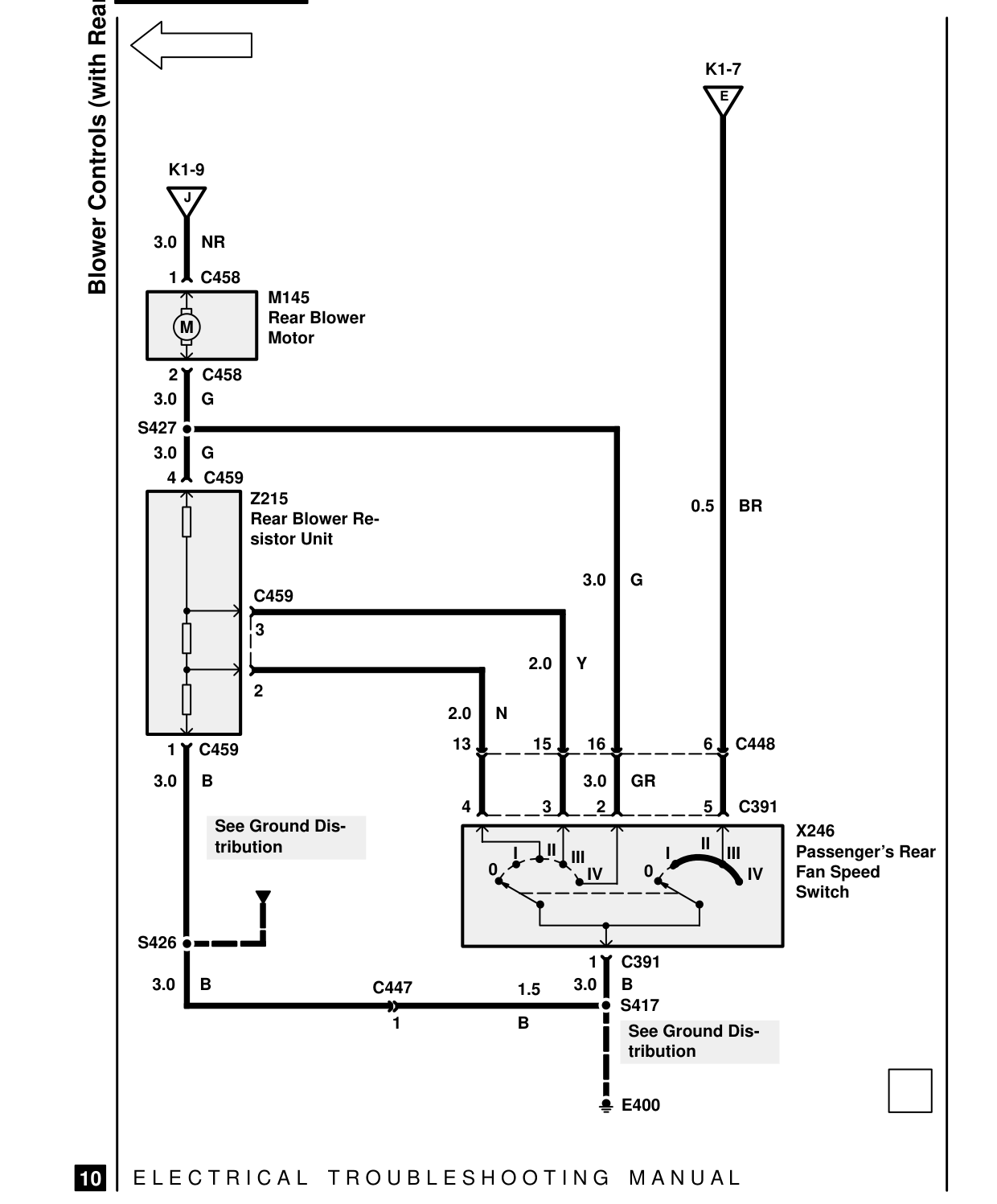 Blower Controls – Circuit Diagram