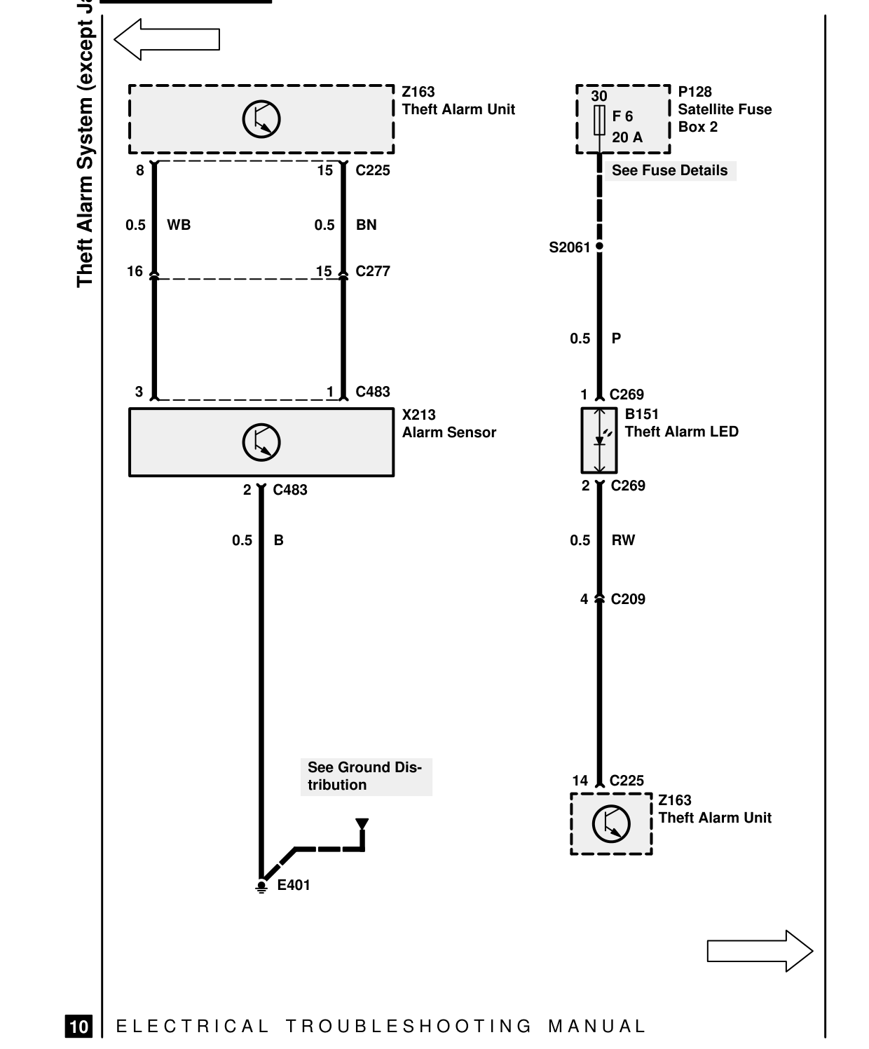 Theft Alarm System – Circuit Diagram