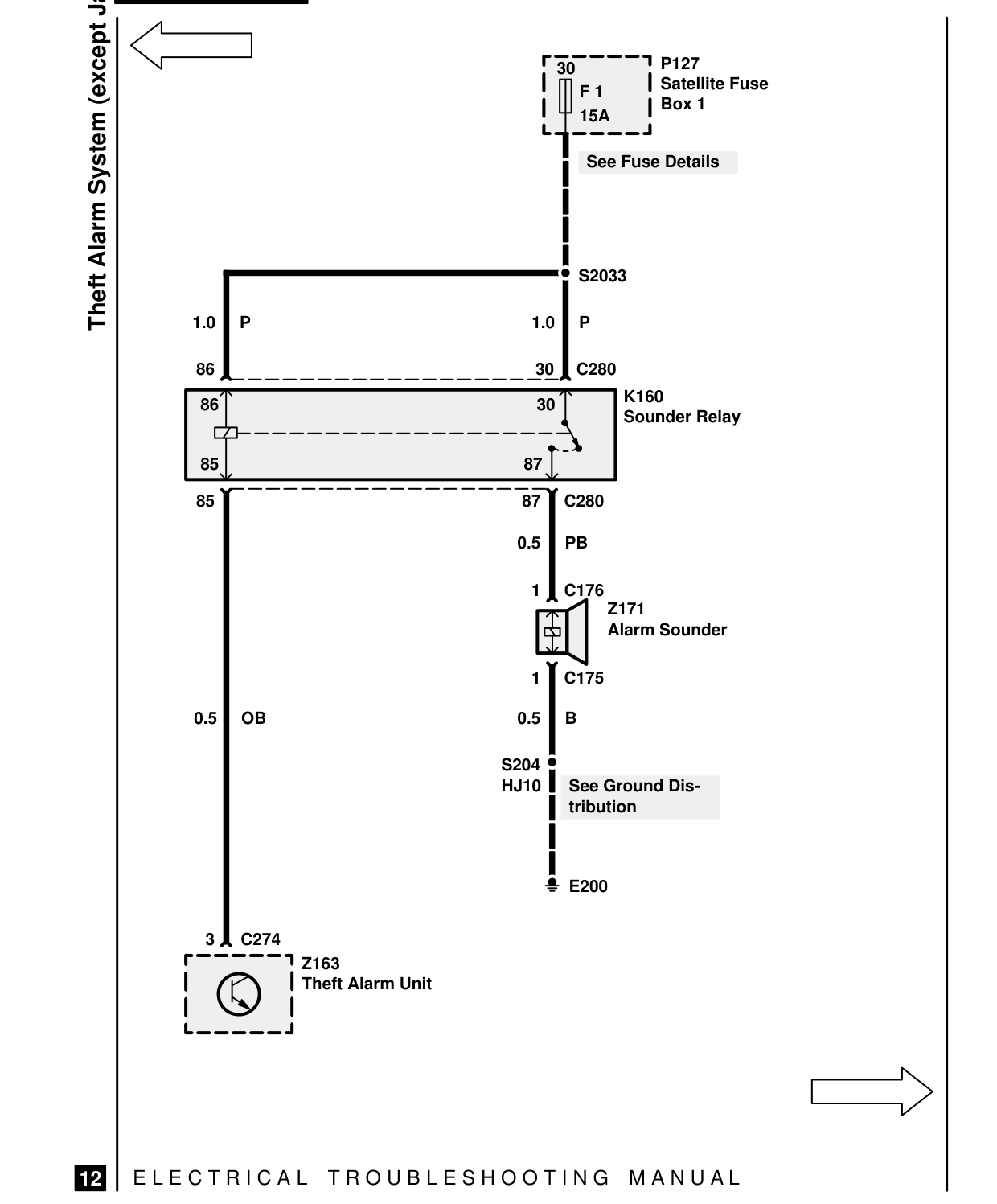Theft Alarm System – Circuit Diagram