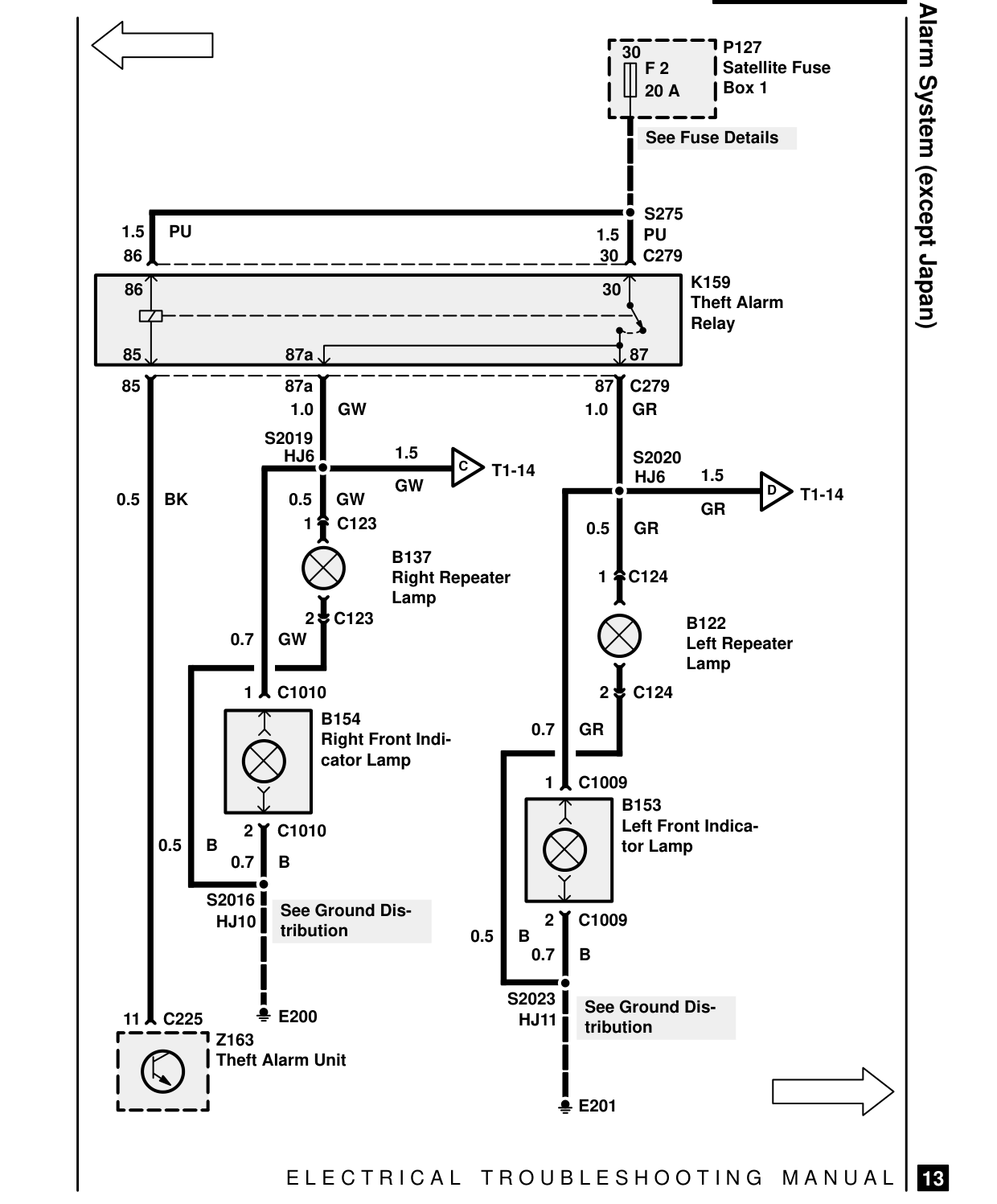 Theft Alarm System – Circuit Diagram
