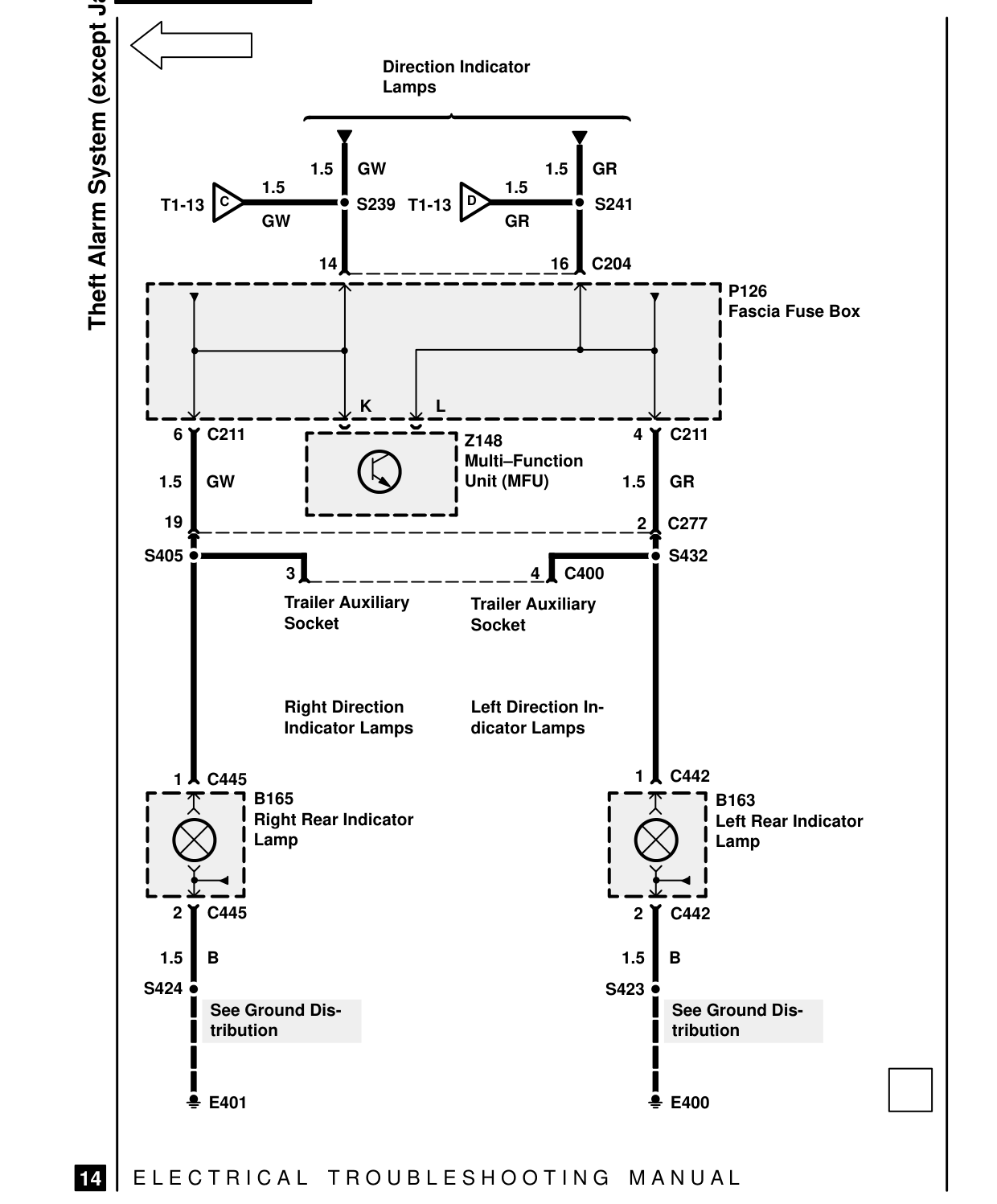 Theft Alarm System – Circuit Diagram