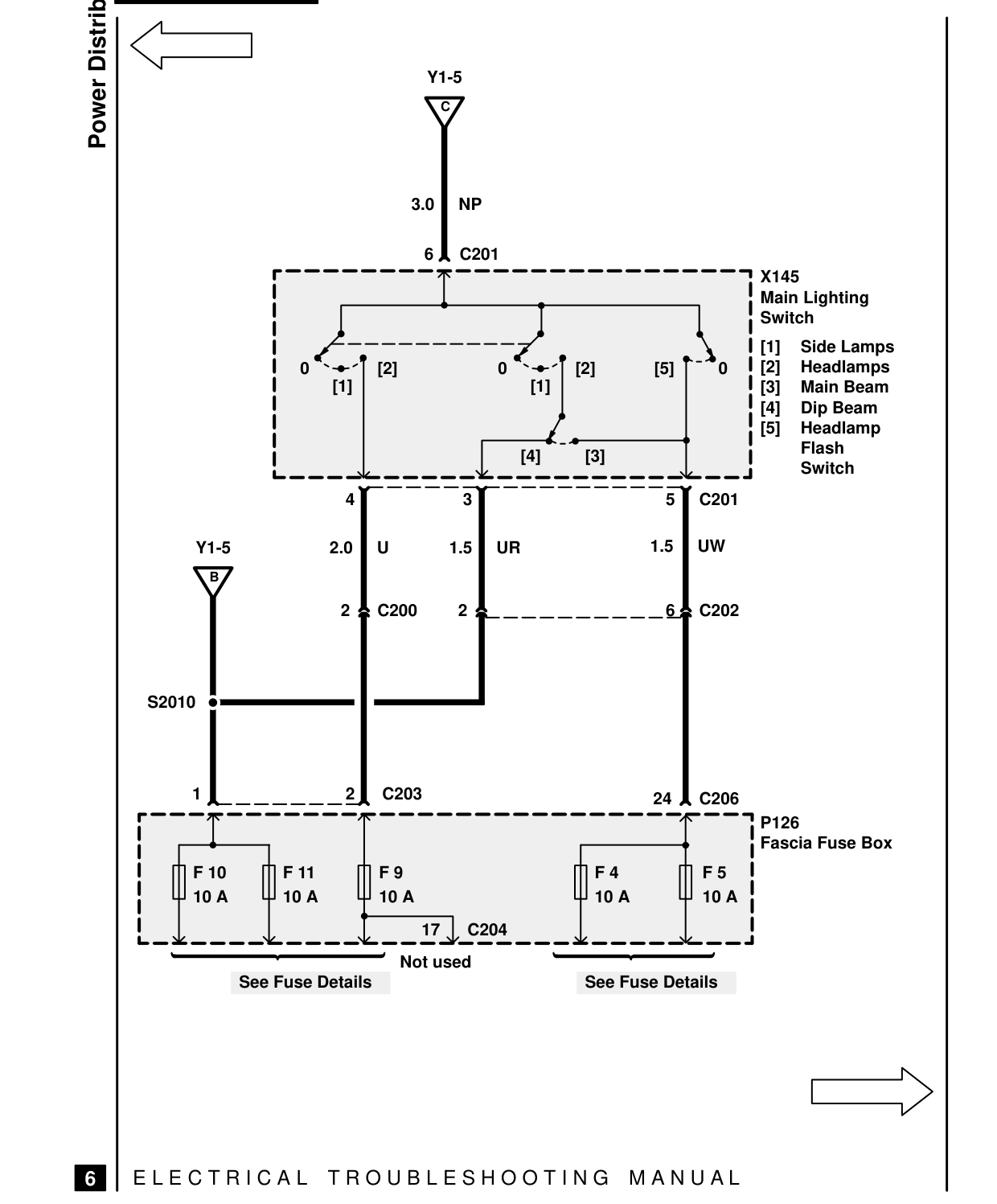 Power Distribution – Circuit Diagram
