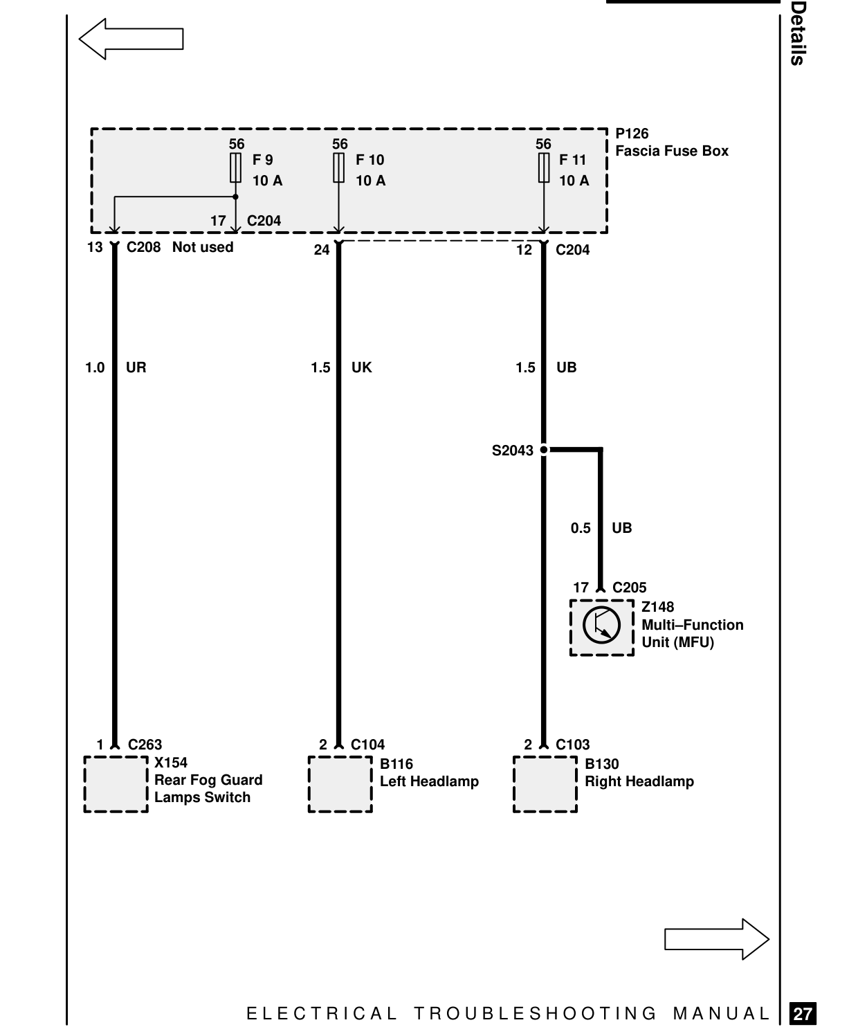 Fuse Details – Circuit Diagram