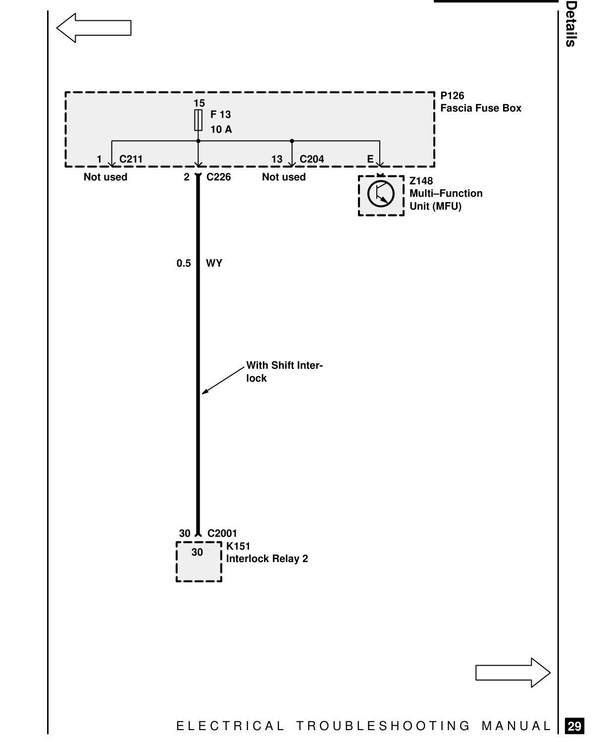Fuse Details – Circuit Diagram