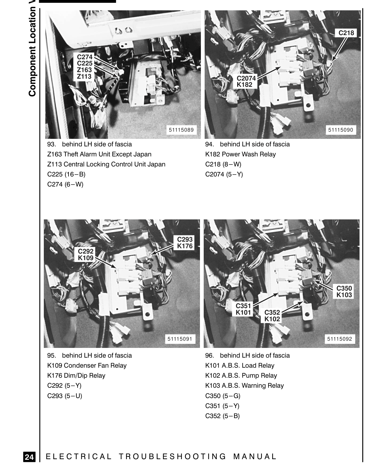 Component Location Views – Circuit Diagram
