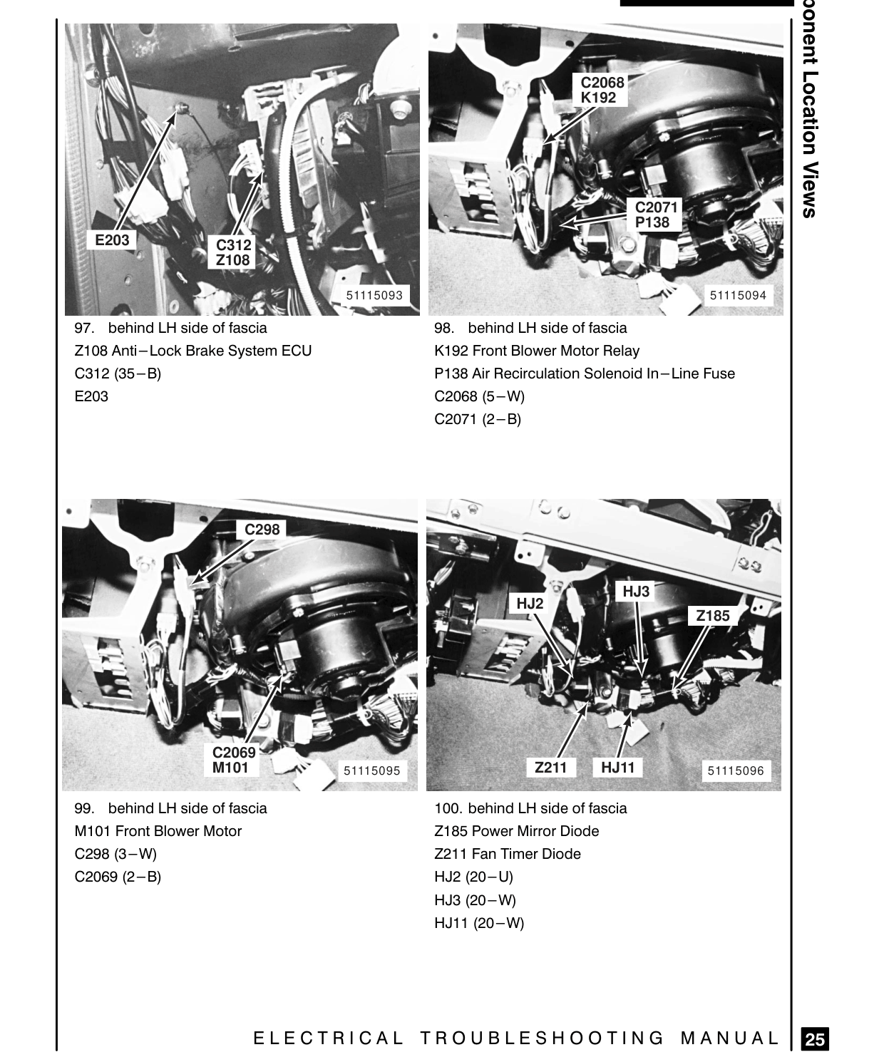 Component Location Views – Circuit Diagram