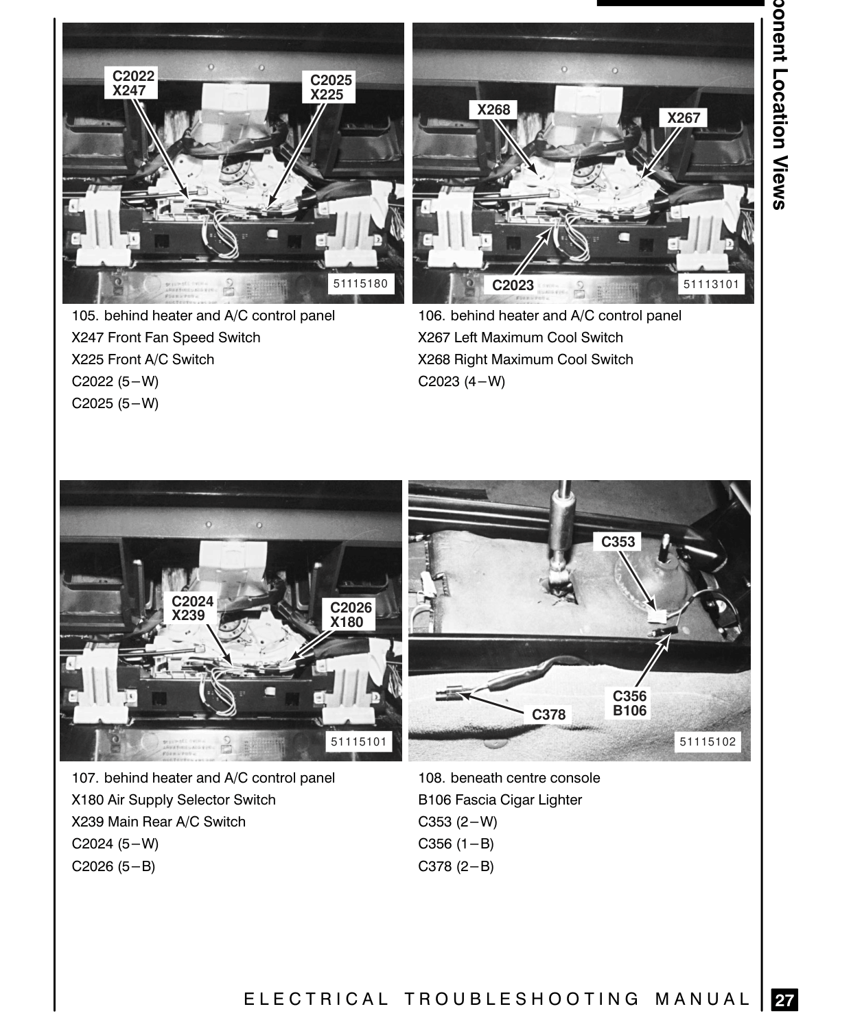 Component Location Views – Circuit Diagram