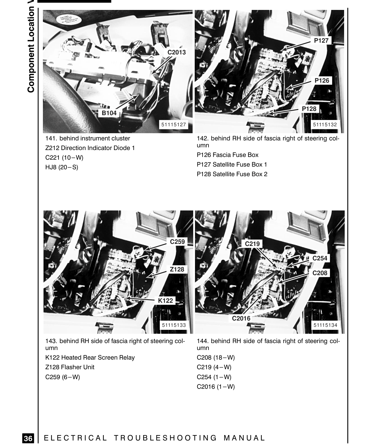 Component Location Views – Circuit Diagram
