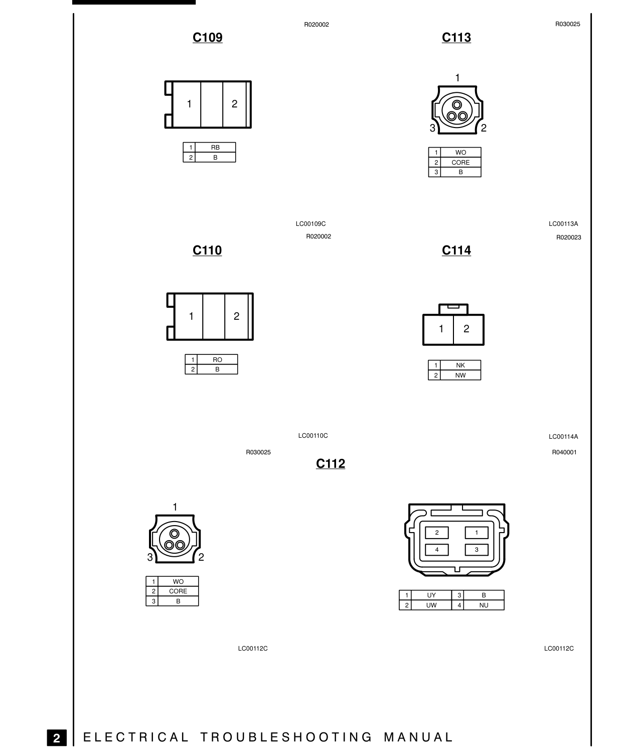 Connector Views – Circuit Diagram