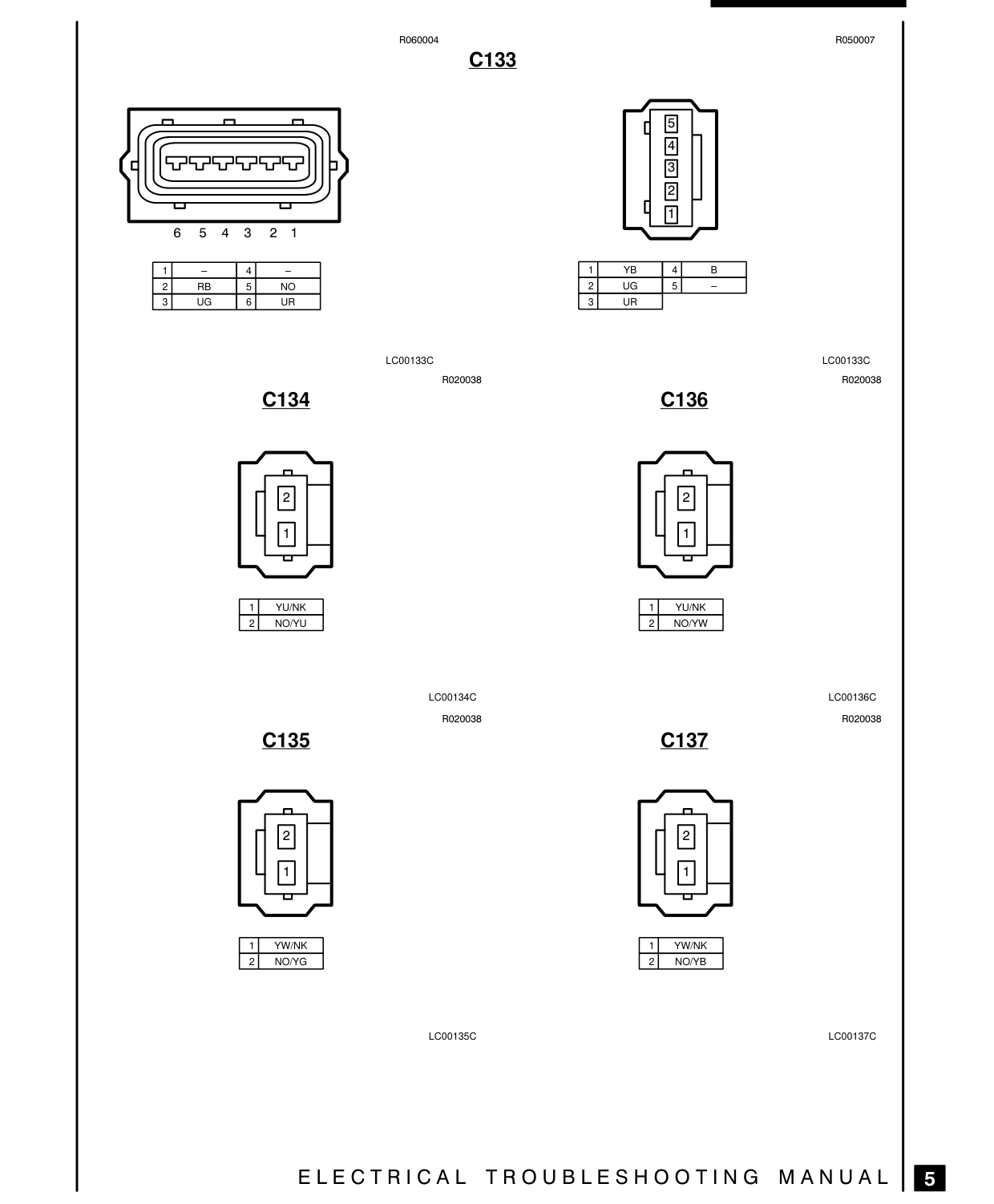 Connector Views – Circuit Diagram