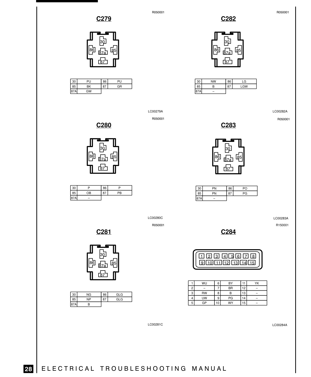 Connector Views – Circuit Diagram