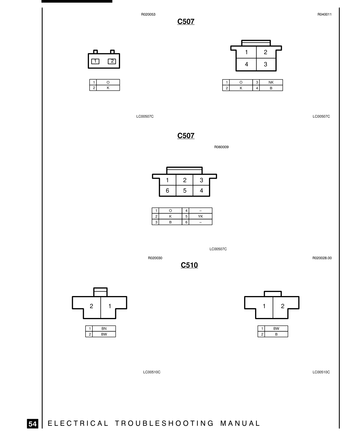 Connector Views – Circuit Diagram