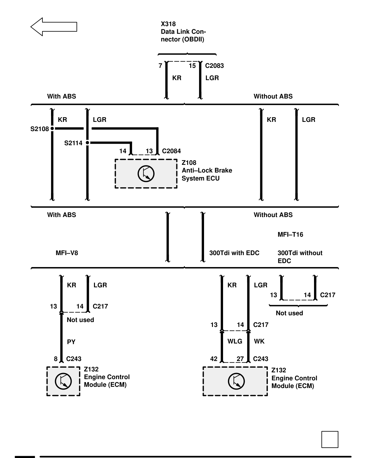 Data Link Connector – Circuit Diagram