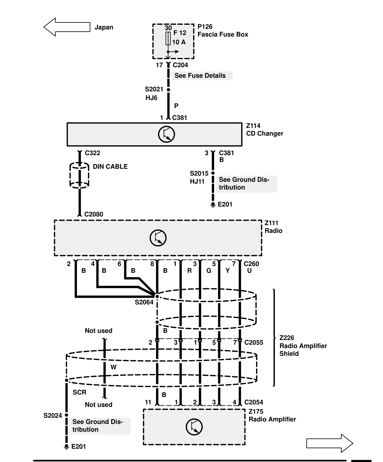 Radio (Japan) – Circuit Diagram