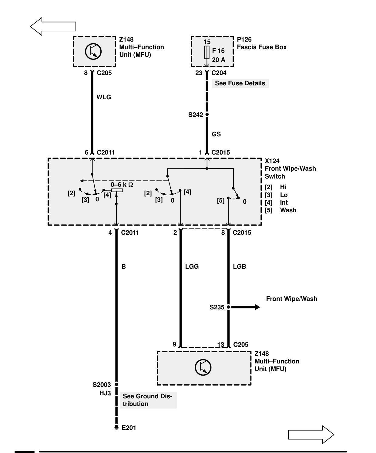 Multi-Function Unit (Mfu) – Circuit Diagram