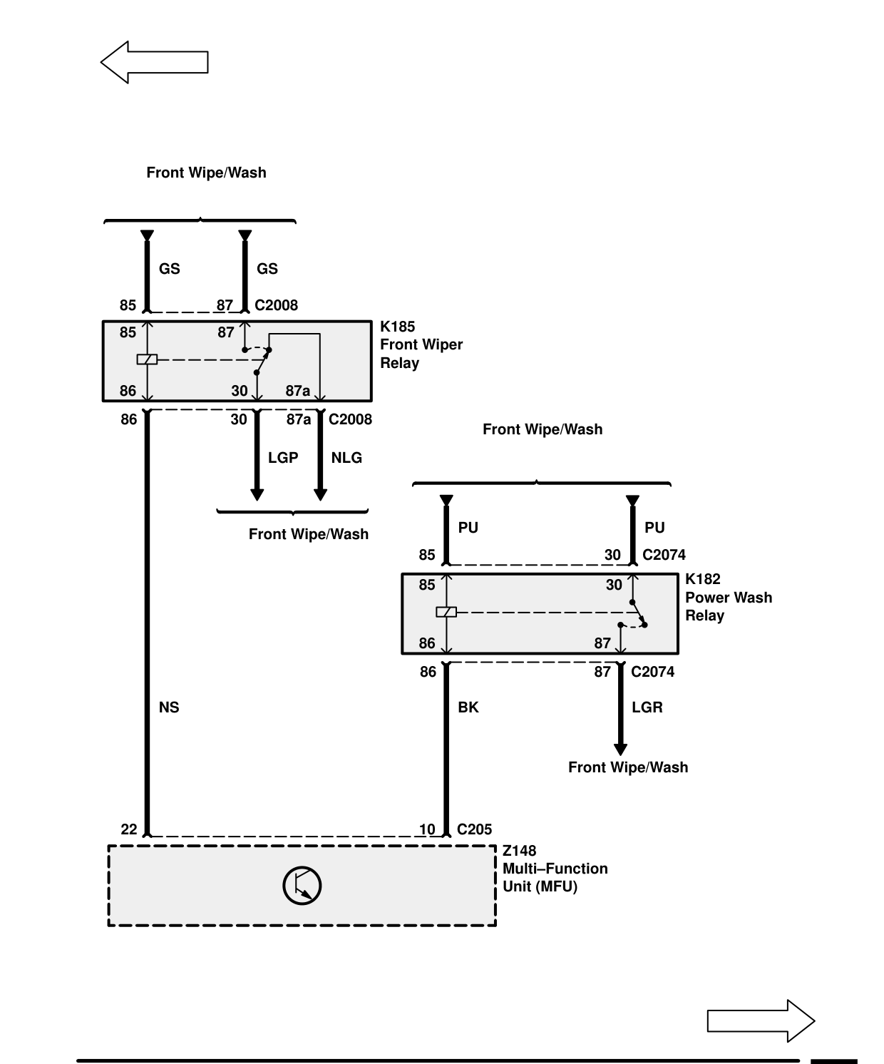 Multi-Function Unit (Mfu) – Circuit Diagram