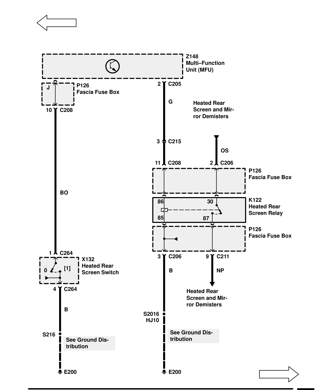 Multi-Function Unit (Mfu) – Circuit Diagram