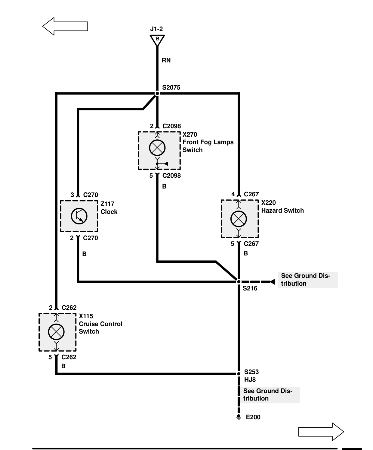 Interior Lamps – Circuit Diagram