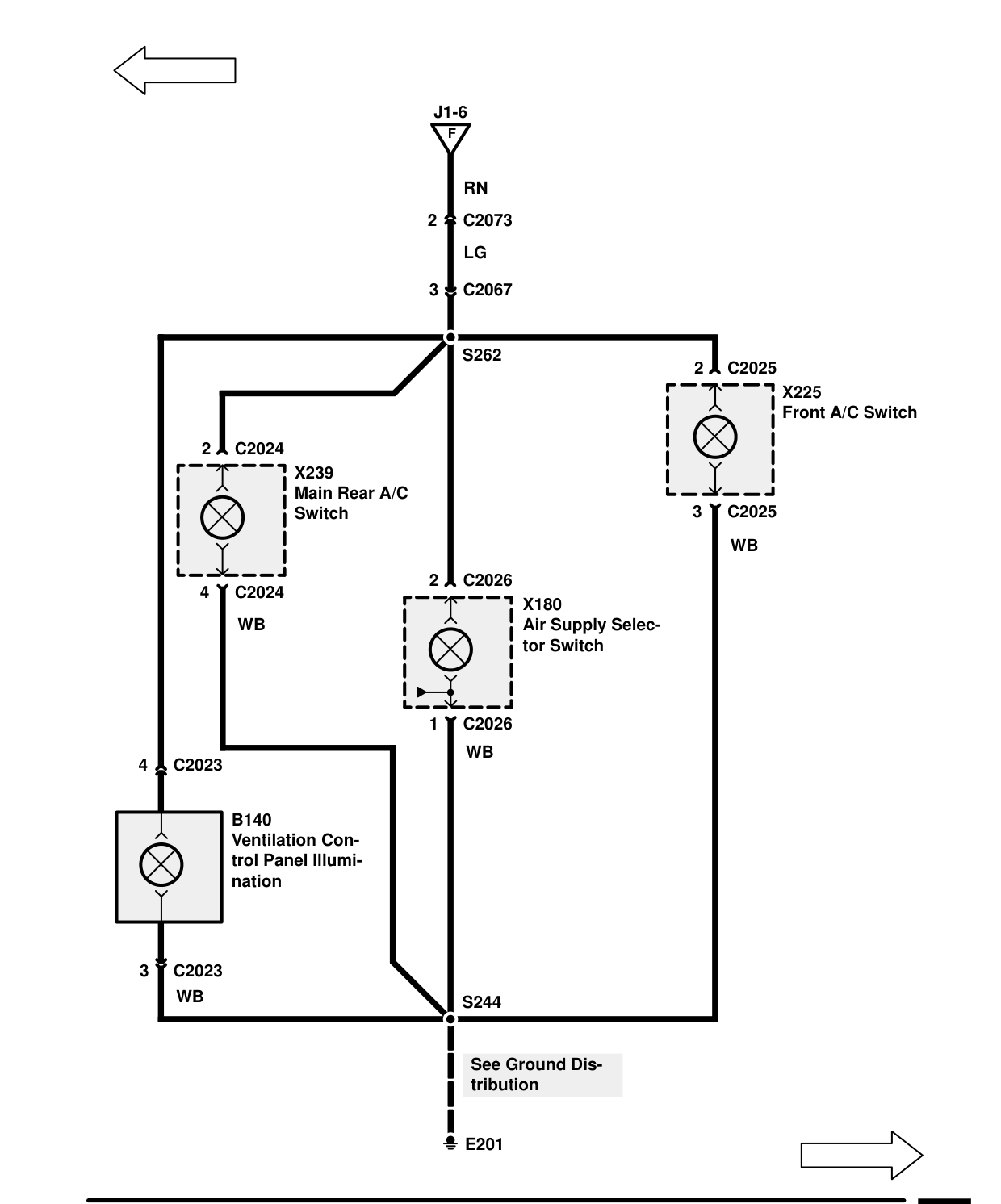 Interior Lamps – Circuit Diagram
