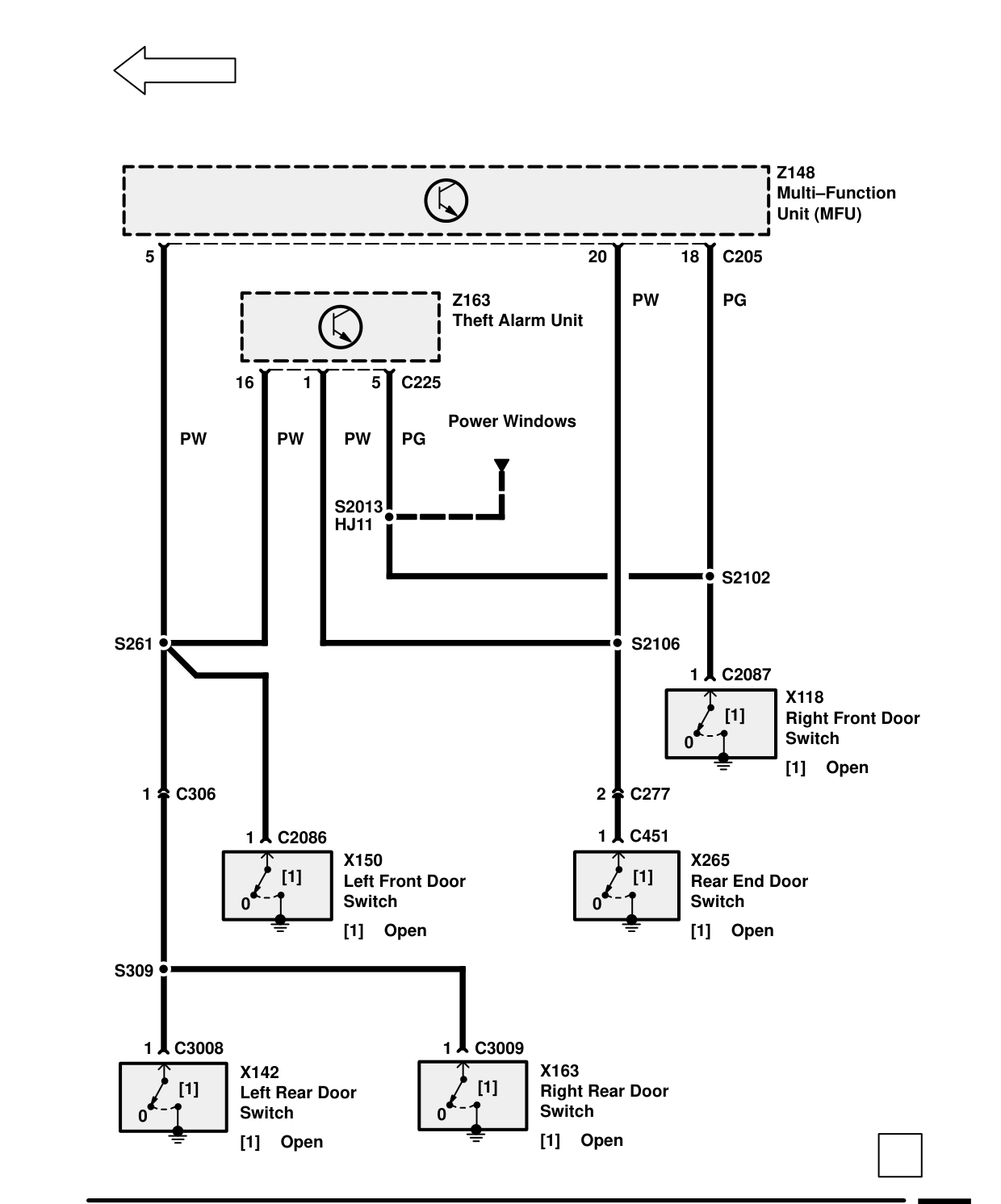 Interior Lamps – Circuit Diagram
