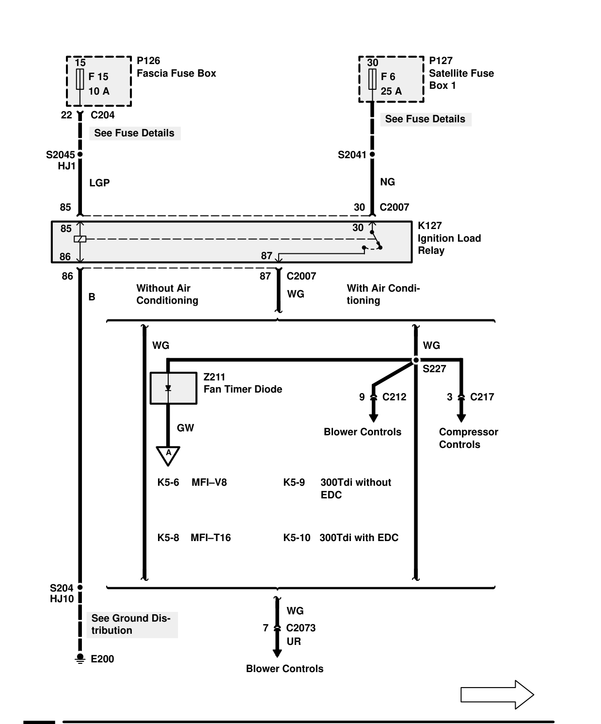 Cooling Fans – Circuit Diagram