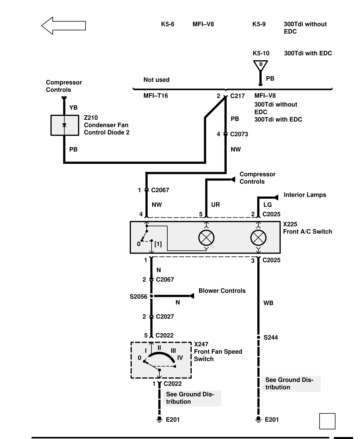 Cooling Fans – Circuit Diagram