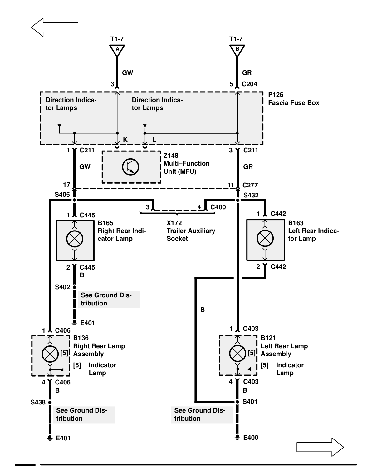 Central Locking (Japan) – Circuit Diagram