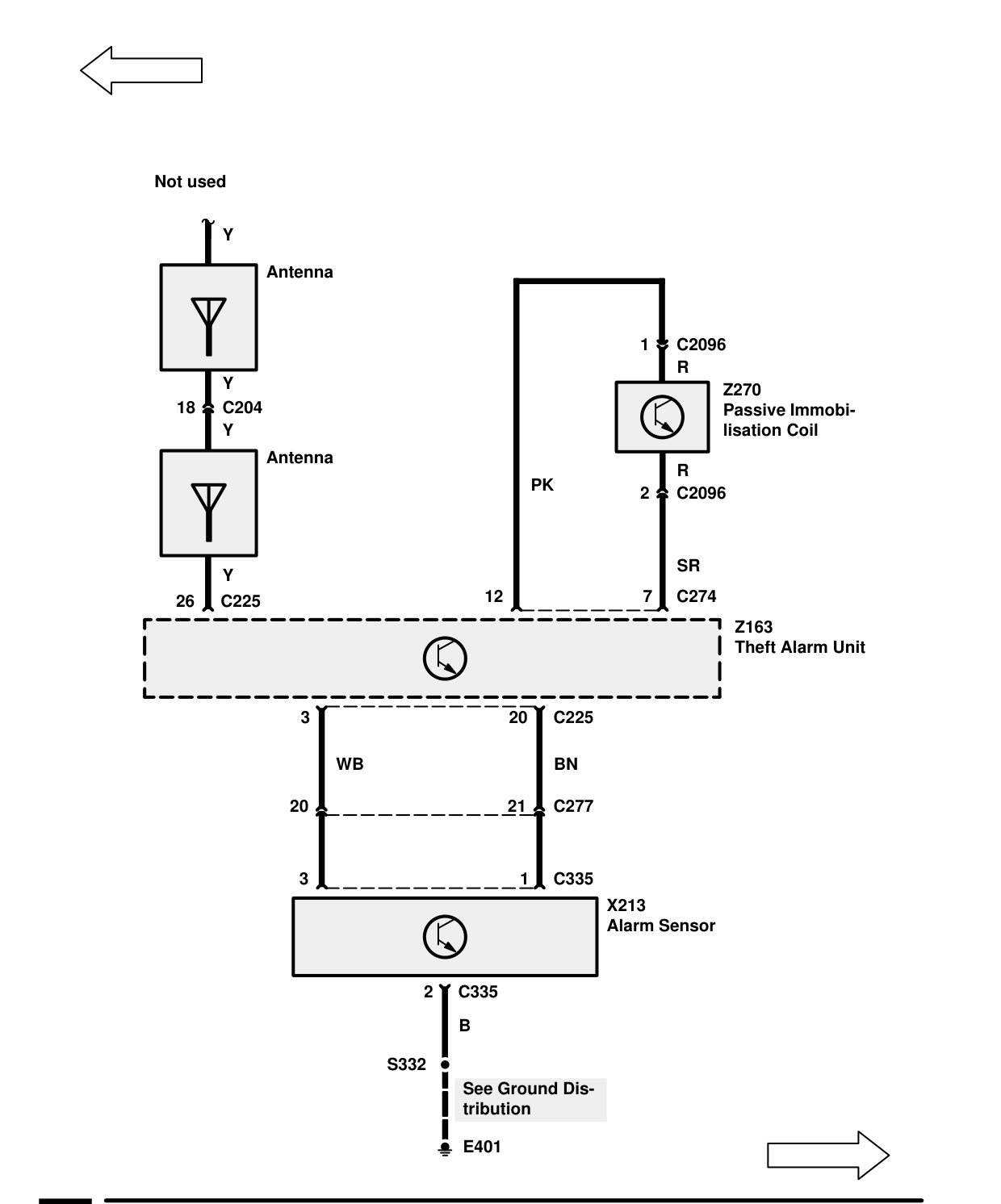 Theft Alarm System – Circuit Diagram