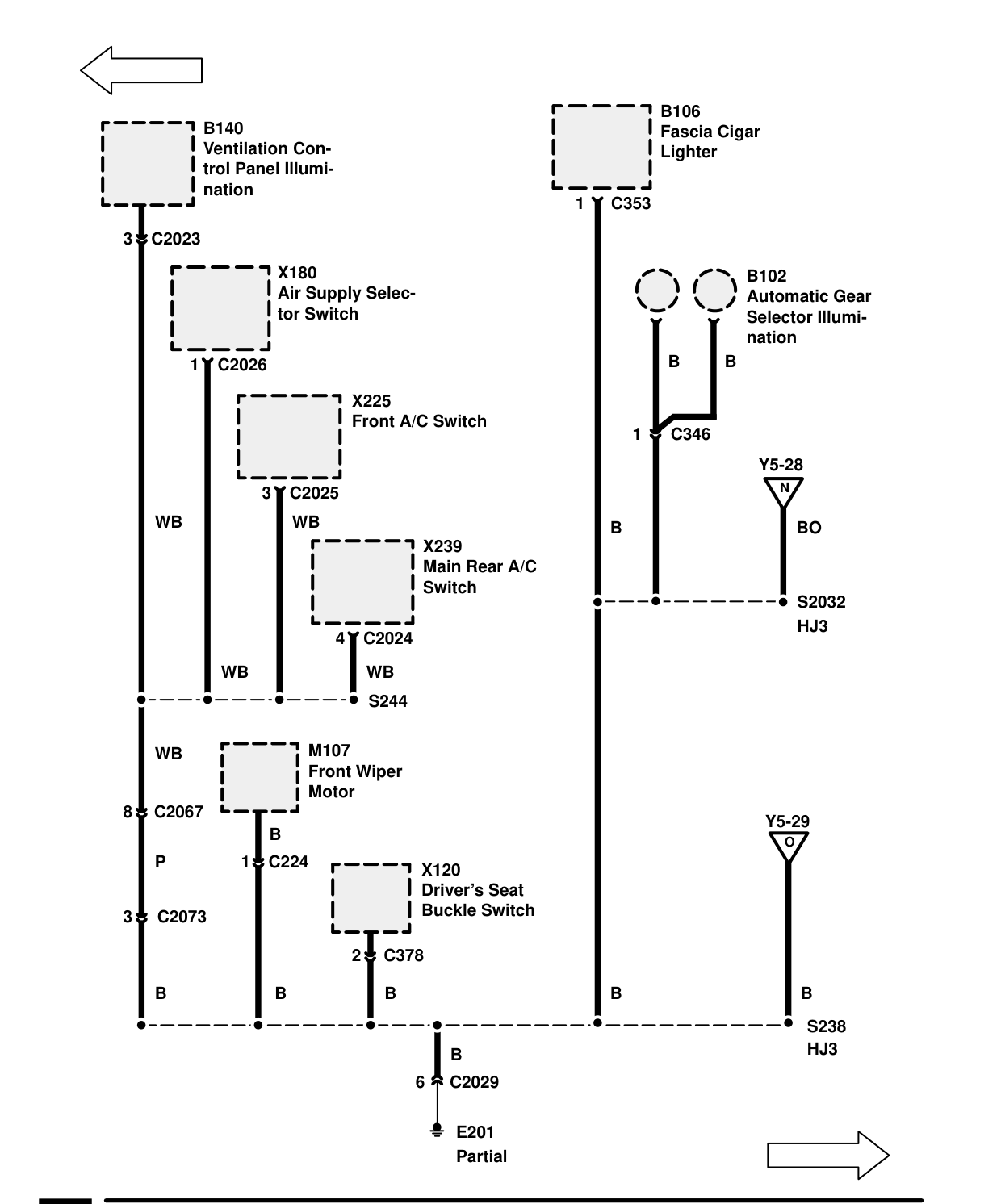 Ground Distribution – Circuit Diagram