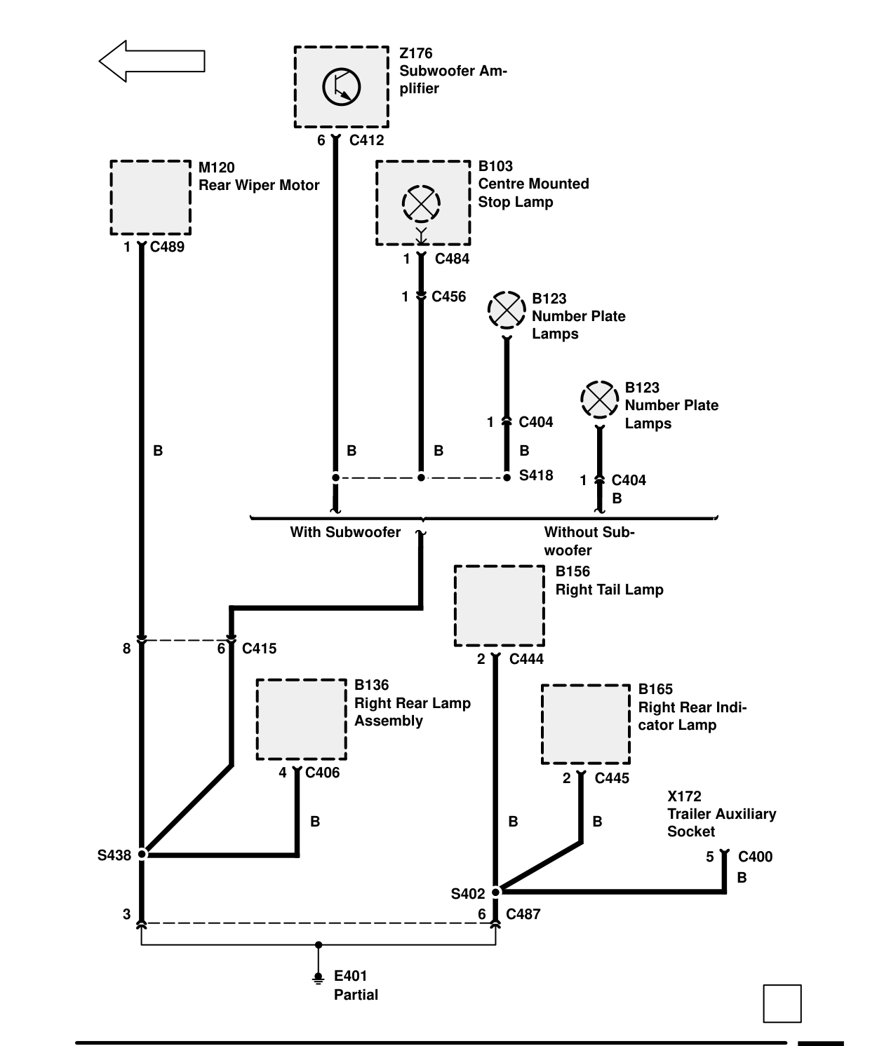 Ground Distribution – Circuit Diagram