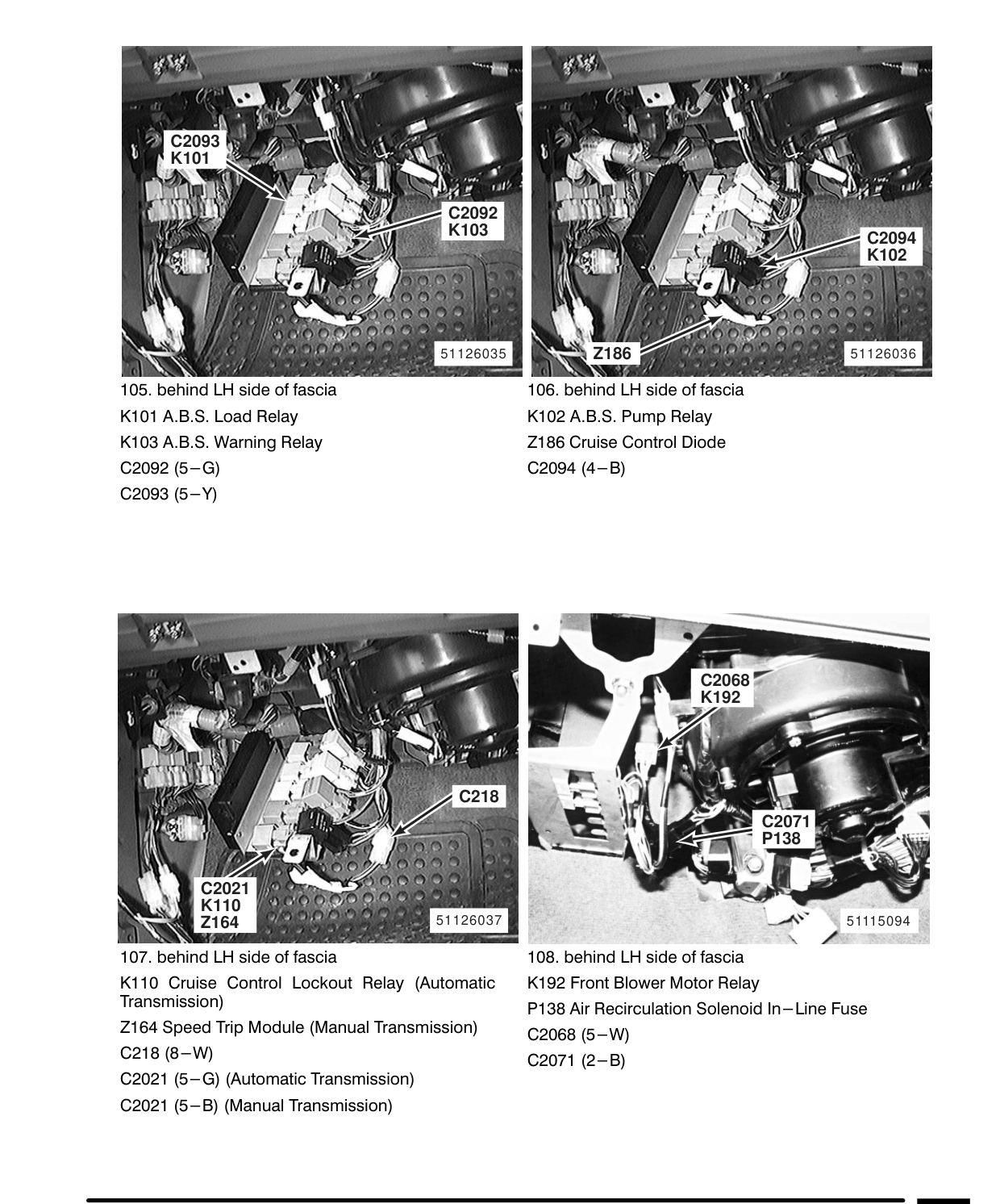 Component Location Views – Circuit Diagram