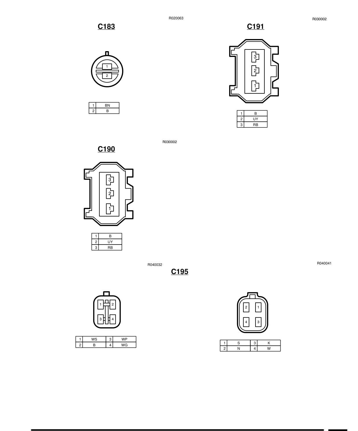 Connector Views – Circuit Diagram