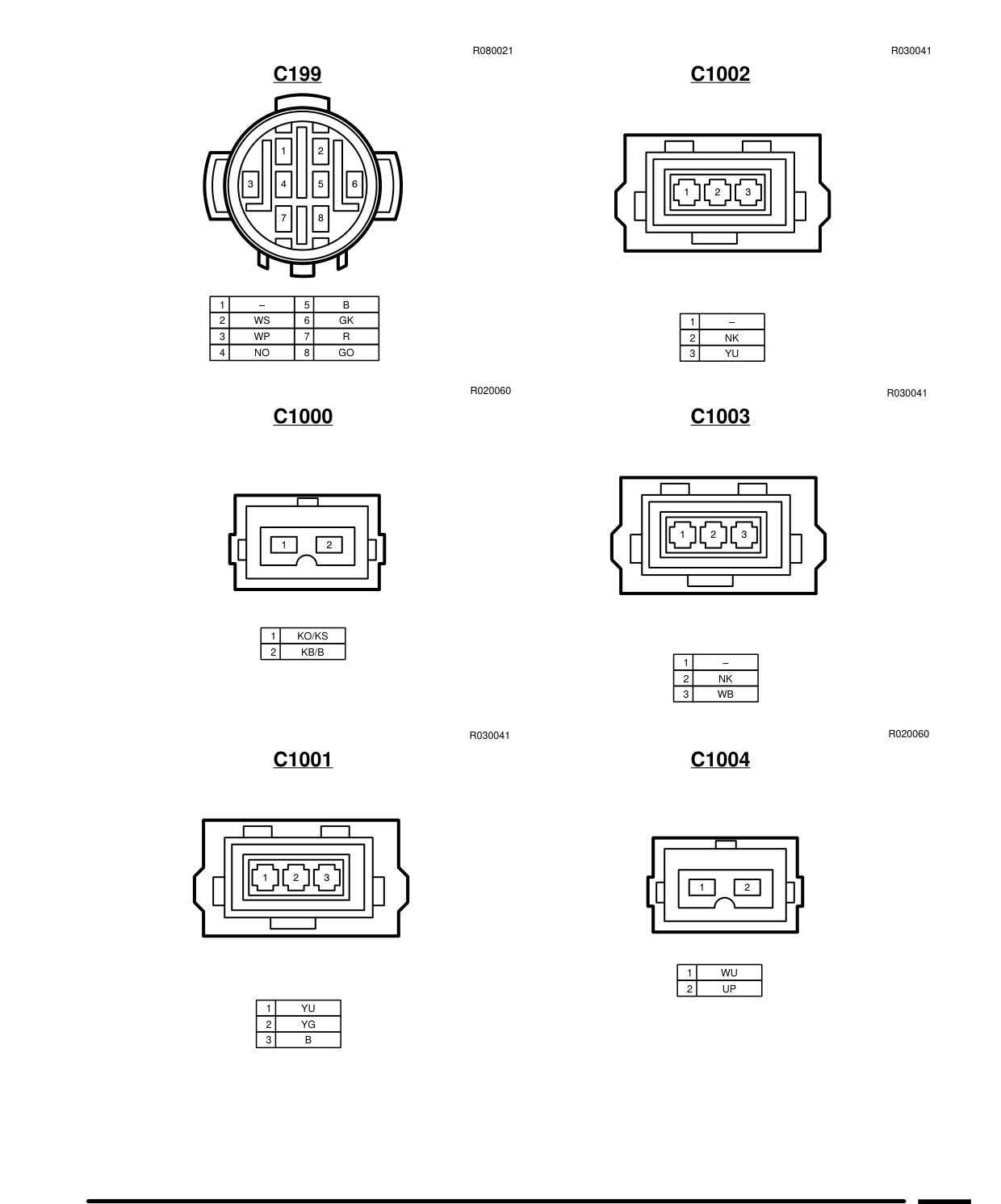 Connector Views – Circuit Diagram