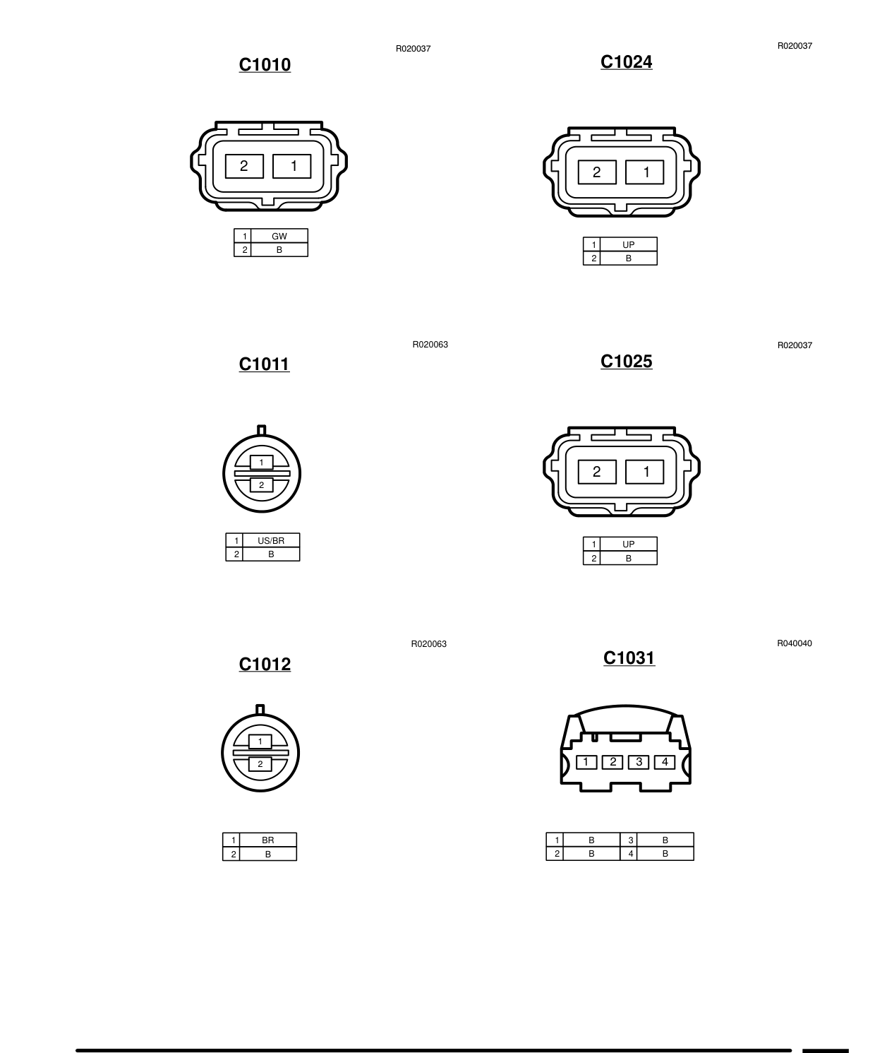 Connector Views – Circuit Diagram