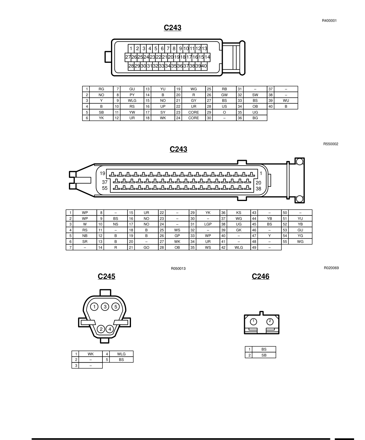 Connector Views – Circuit Diagram